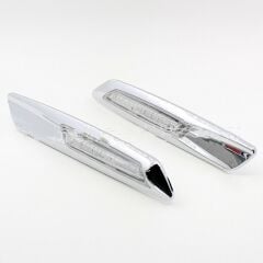Bmw E60 E90 Uyumlu Yedek Parça Krom Çamurluk Led Sinyal
