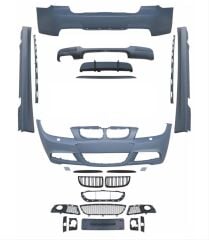 3 Serisi E90 2005-2008 İçin Uyumlu LCI M-Tech Body Kit (Ön-Arka-Yan-Panjur)