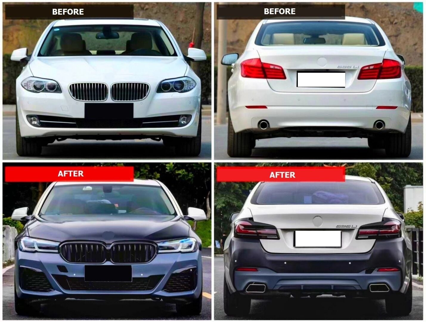5 Serisi F10 2010-2016 İçin Uyumlu 2017+ G30 Facelift