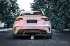 TESLA Model Y 2021+ Uyumlu Yedek Parça Turbo Spoiler (Parlak Siyah)