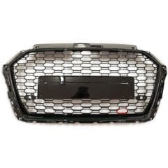 Audi A3 RS3 2017-2019 Uyumlu Yedek Parça Panjur Siyah Logosuz