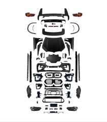 X5 F15 Serisi İçin Uyumlu G05 LCI X5M Facelift Body Kit