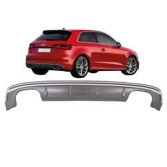 Audi A3 2012-2016 S3 Uyumlu Yedek Parça Difüzör Hatcback