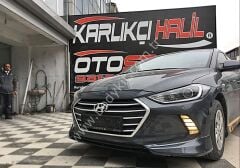 Hyundai Elantra Uyumlu Yedek Parça Ön Tampon Eki 3 Parça