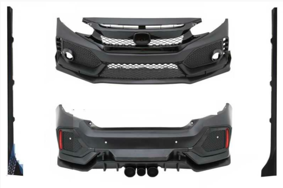 Honda Civic Fc5 2016-2021 Makyajlı Kasa Type-R Body Kit