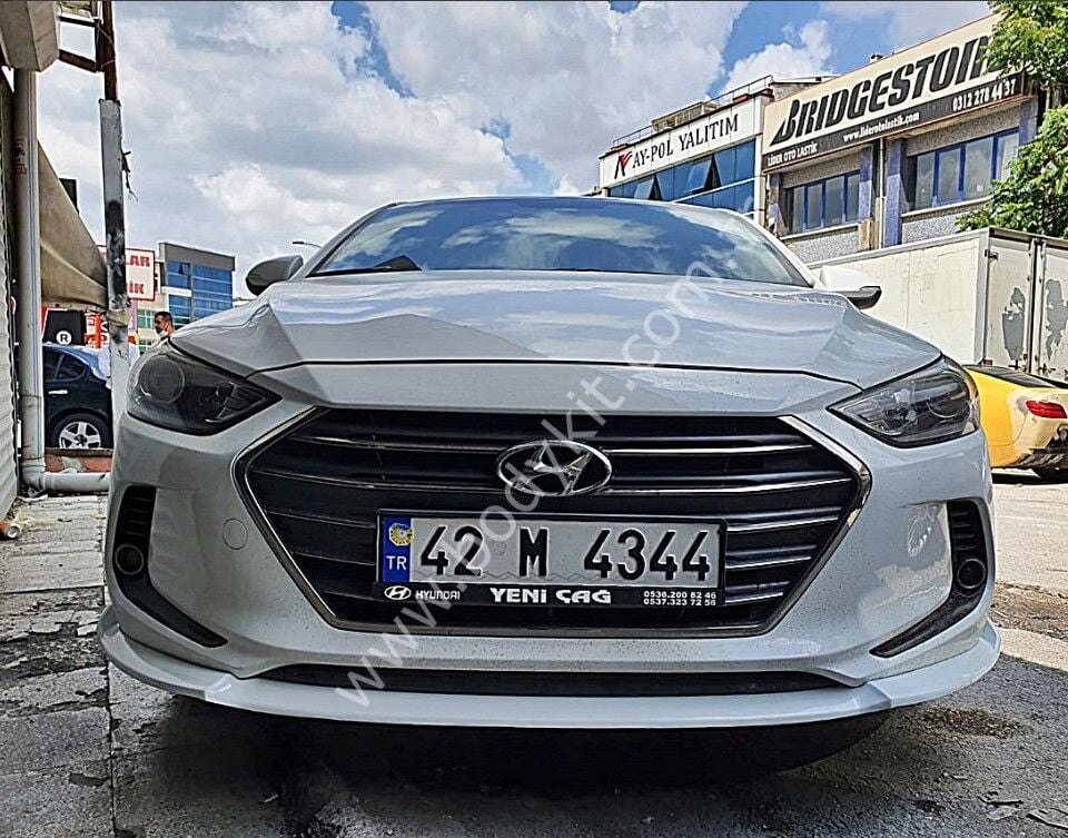 Hyundai Elantra Uyumlu Yedek Parça Ön Tampon Altı Lip