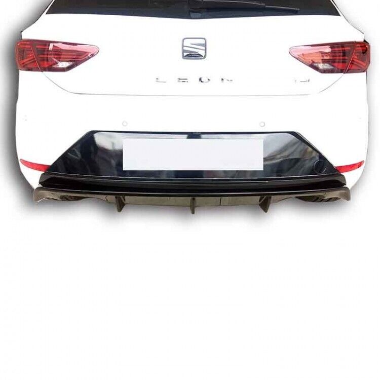 Seat Leon Xcellence 2017 - 20 Uyumlu Yedek Parça Difüzör (Çift Çıkış) PlastikBoyasız
