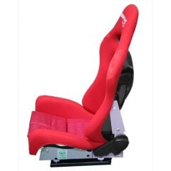 Bride Low Max Metal Kasnaklı Ayarlanabilir Kırmızı Spor Yarış Koltuğu