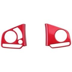 Honda Civic Fc5 Uyumlu Yedek Parça 2016-2020 Direksyon Kaplaması 2 Parça Kırmızı