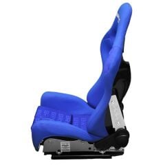 Bride Low Max Metal Kasnaklı Ayarlanabilir Mavi Spor Yarış Koltuğu