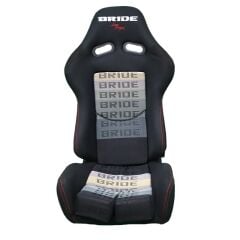 Bride Low Max Metal Kasnaklı Ayarlanabilir Siyah Spor Yarış Koltuğu