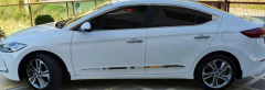 Hyundai Elantra 2016-2019 Cam Çıtası Nikelaj 10 Parça