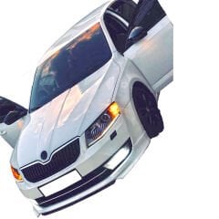 Skoda Octavia Mk3 2013-2017 Uyumlu Yedek Parça Ön Ek Plastik Boyasız