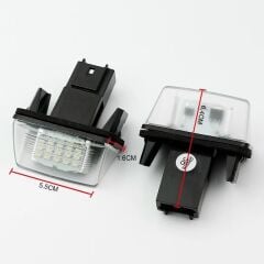 Citroen C3 Uyumlu Yedek Parça  HB 2002-2009 Oem Plaka Ledi