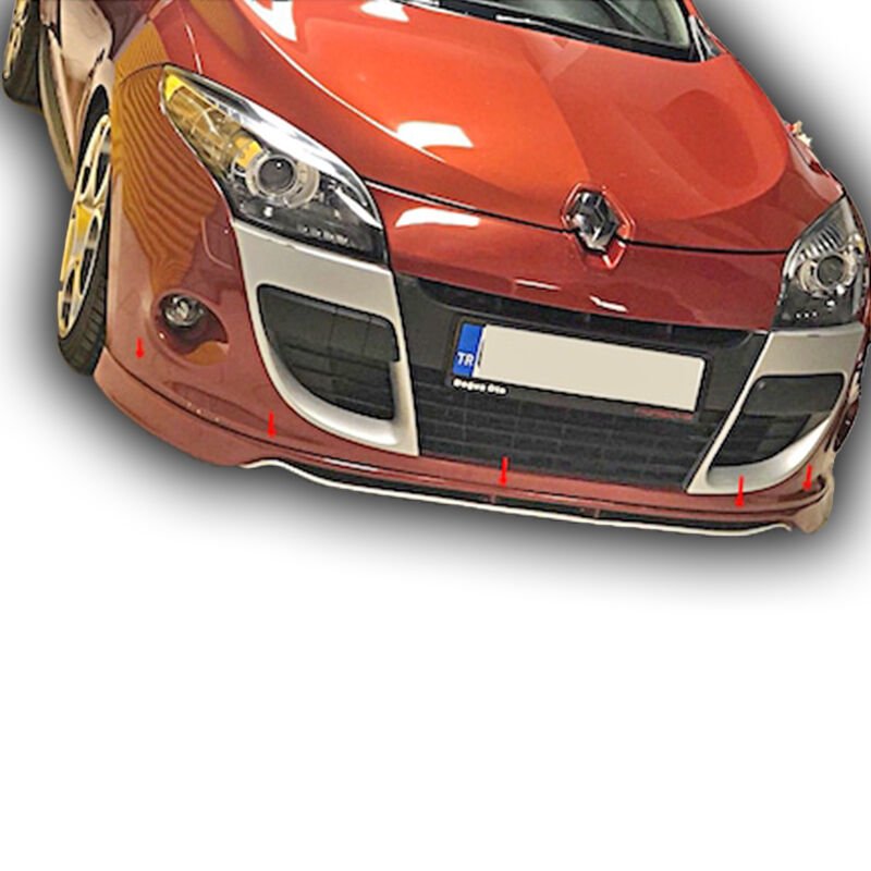 Renault Megane 3 Uyumlu Yedek Parça2 Parça Ön Tampon Eki Boyasız