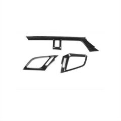 Honda Civic Fc5 Uyumlu Yedek Parça 2016-2020 Hava Menfez Kaplama 3 Parça Karbon