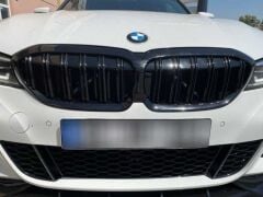 Bmw G20 2019+ Uyumlu Yedek Parça M3 Çift Çizgi Panjur Böbrek Piano Black