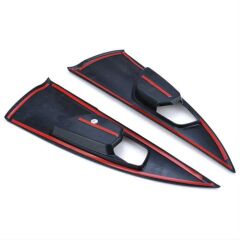 Honda Civic Uyumlu Yedek Parça Fc5 2016-2021  İç Kapı Kolu Çerçevesi Karbon Kalın