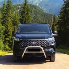 Mercedes X-Class 17+ Off Road Siyah Ön Koruma Ön Tampon Koruma Demiri Uni Plus AQM4WD PWT04