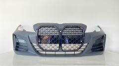 BMW 3 Serisi G20 İçin Uyumlu G22 Dönüşüm Body Kit Piano Black Çerçeveli