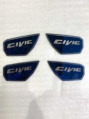 Honda Civic Fc5 Uyumlu Yedek Parça 2016-2020 İç Kapı Kolu Kaplama Mavi