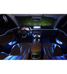 Araç İçi Neon Aydınlatma Beyaz 5 Metre