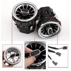 Mercedes E-Serisi W213 2016-2017 Uyumlu Yedek Parça 64 Renk Ön Havalandırma Ambiyans