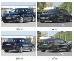 BMW 5 Serisi G30 2021+ LCI M5 Görünüm Body Kit