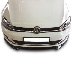 Volkswagen Golf 7 2012 - 16 Uyumlu Yedek Parça Custom Ön Lip Plastik Boyasız