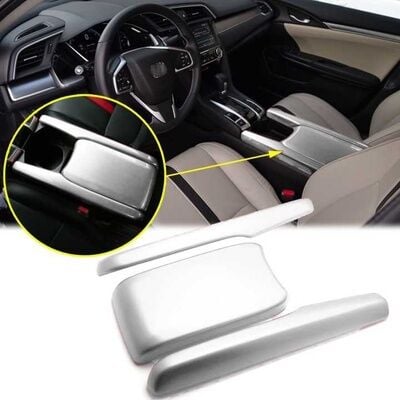 Honda Civic Fc5 Uyumlu Yedek Parça Kol Dayama 3 Parça Silver