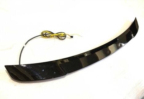 Audi A3 Sedan 2013-2019  Uyumlu Yedek Parça Led Spoiler Piano Black