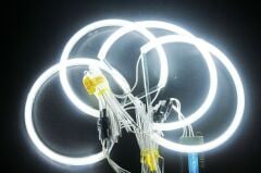 Bmw E46 Uyumlu Yedek Parça Beyaz Far İçi Angel Led Halka