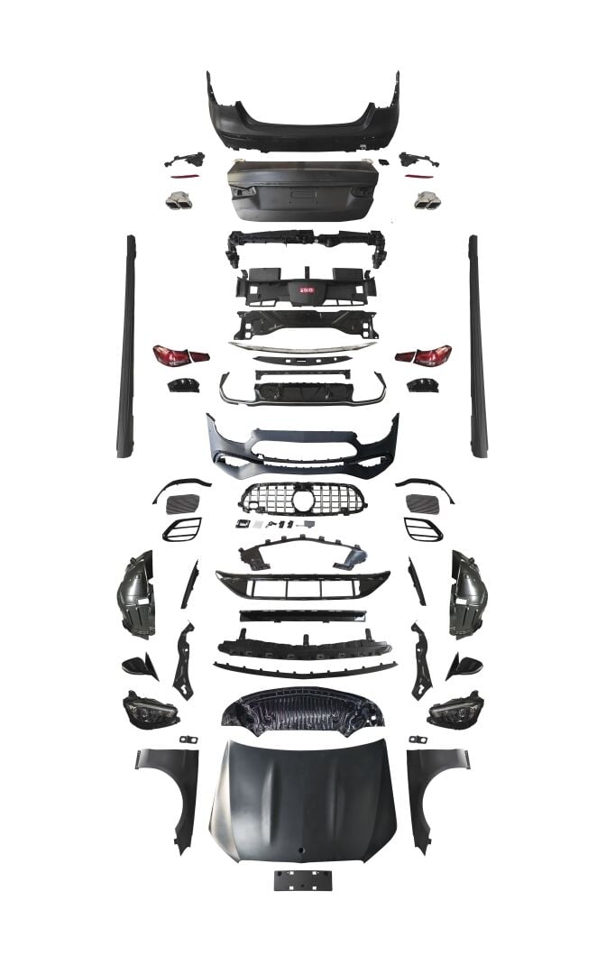 Mercedes-Benz E Serisi W212 (2009-2013) modelleri için uyumlu 2020+ W213 E63 görünüm Full Facelift Body Kit