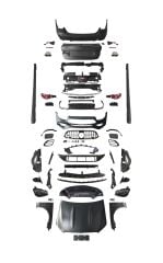 Mercedes-Benz E Serisi W212 (2009-2013) modelleri için uyumlu 2020+ W213 E63 görünüm Full Facelift Body Kit