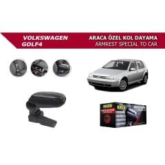 Niken Volkswagen Golf 4 Uyumlu Yedek Parça Araca Özel Kol Dayama Siyah