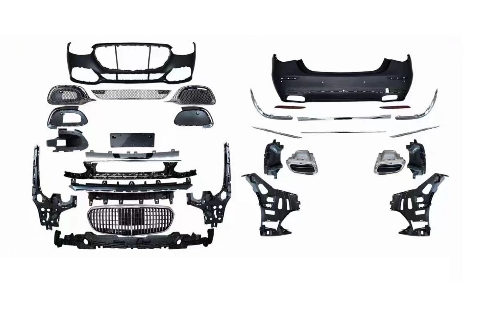 W223 S Serisi 2021+ Maybach Görünüm Body Kit