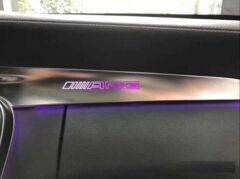 Mercedes W205 C - GLC Uyumlu Yedek Parça Göğüslük Ambiyans Aydınlatma AMG Yazılı 32 ve 64 Renk