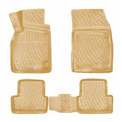 Ford Mondeo Uyumlu Yedek Parça 2001-2007 Rizline 3D Paspas Bej Rengi