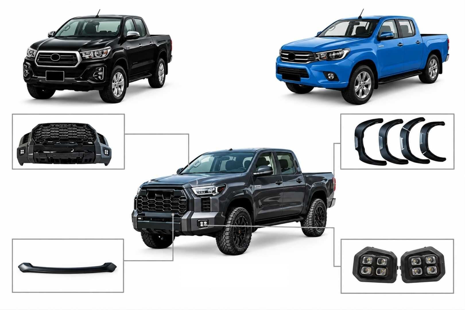 Toyota Hilux 2019+ İçin Tundra Body Kit