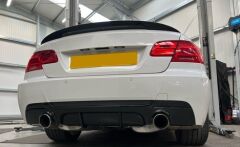 Bmw 3 Serisi E92 Uyumlu Yedek Parça Spoiler Parlak Siyah