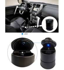 Araç İçi Işıklı Küllük