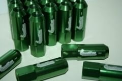 Renkli Uzun Bijon Takımı Yeşil