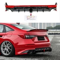 Honda Civic FE1 2021+ Uyumlu Body Kit (Egzoz Dahil)