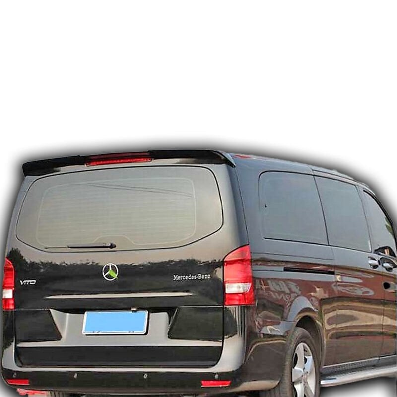 Mercedes Vito 2014 Uyumlu Yedek Parça Sonrası Spoiler Boyalı Fiber