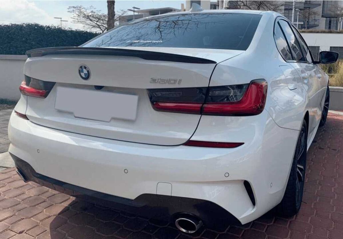 Bmw 3 Serisi G20 Uyumlu Yedek Parça MP Spoiler Parlak Siyah