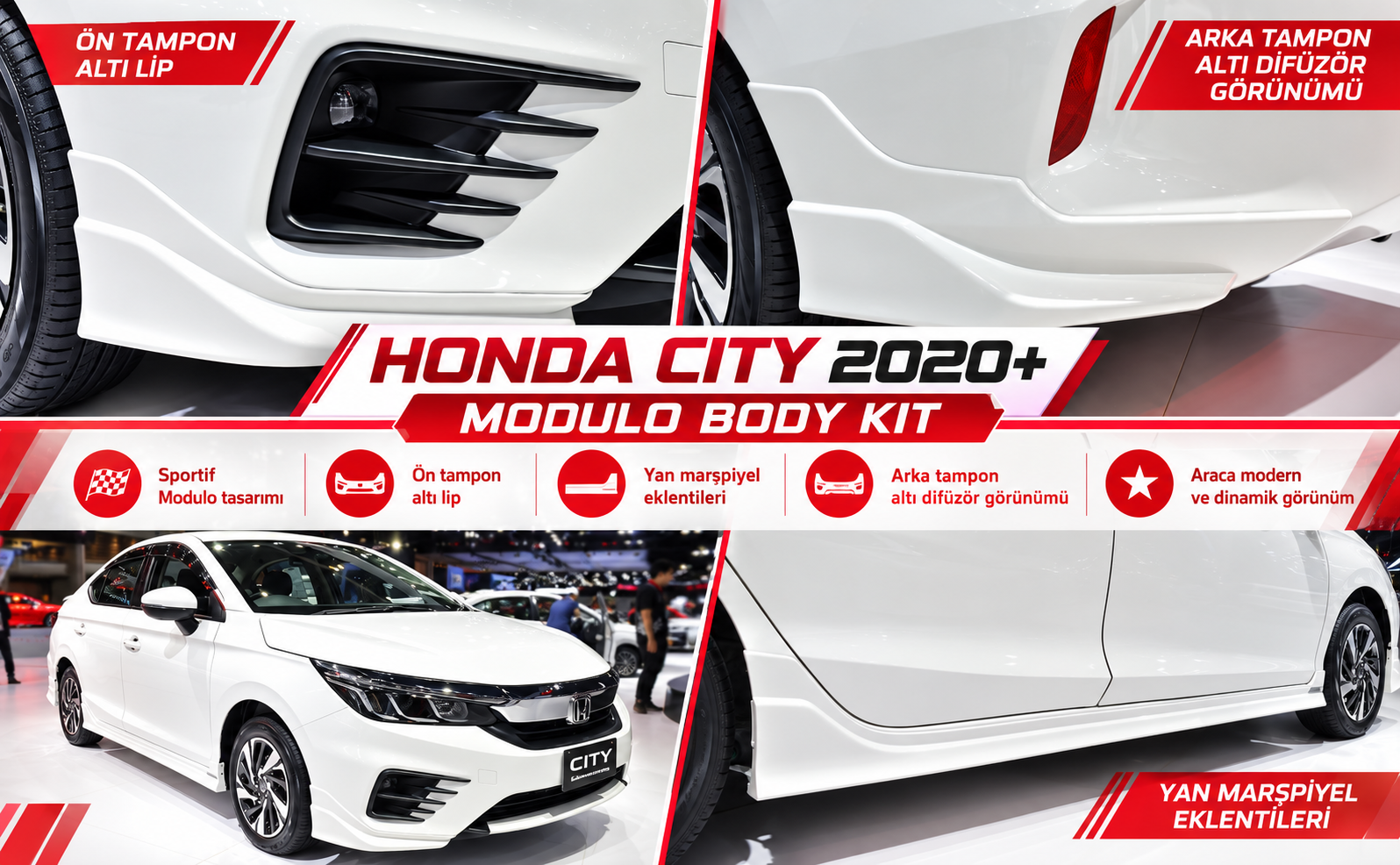 Honda City 2020+ Modulo Body Kit