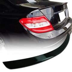 Mercedes W204 Uyumlu Yedek Parça Düz Model Spoiler (Plastik)