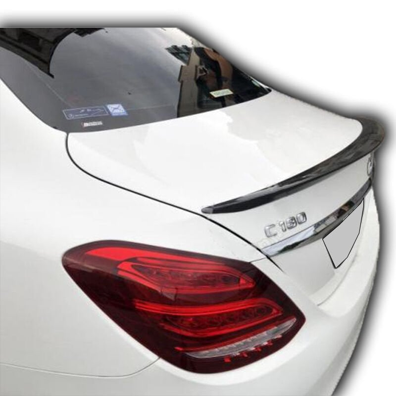 Mercedes C200 W205 Uyumlu Yedek Parça Spoiler (Plastik Boyasız)
