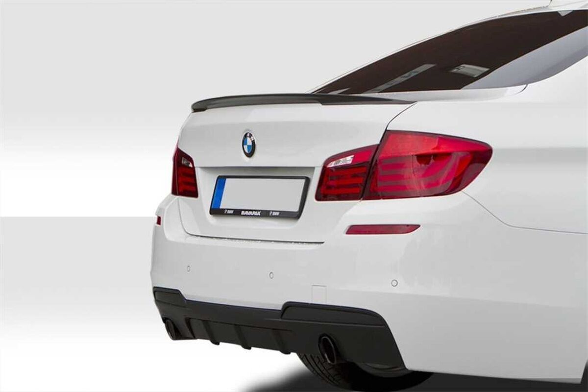 Bmw 5 Serisi F10 2010-2016 Uyumlu Yedek Parça Spoiler Parlak Siyah