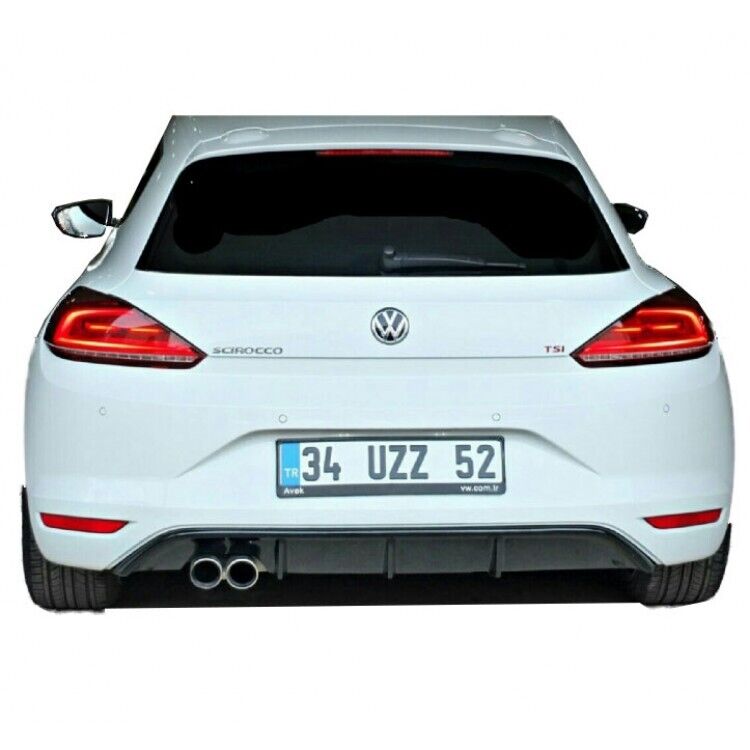 Volkswagen Scirocco 2015 - 2017 Uyumlu Yedek Parça Difüzör Sol Çift Çıkış Plastik Boyasız